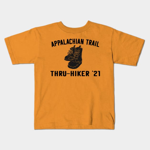 Appalachian Trail Thru Hiker 2021 Kids T-Shirt by Camp Happy Hour